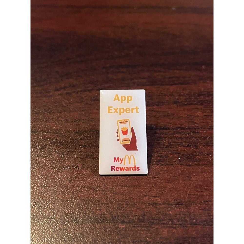McDonald’s App Expert My McD Rewards Employee Lapel Hat Pin